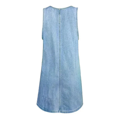 Practical and Light Denim Summer Dress