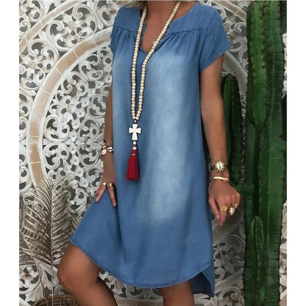 Relaxed Denim Summer Dress