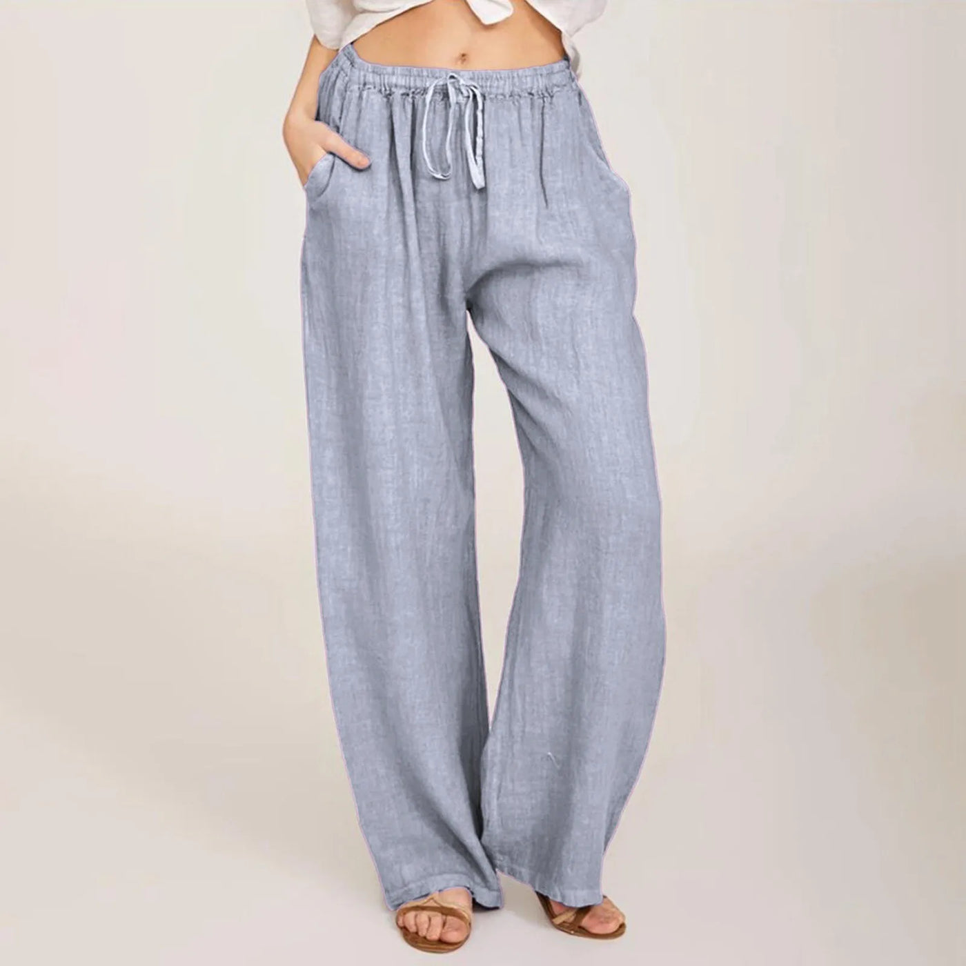 Julia | Comfortable Cotton Linen Pants