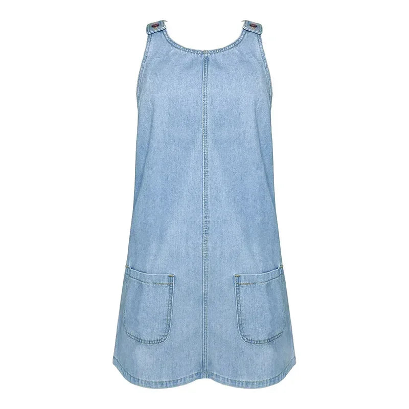 Practical and Light Denim Summer Dress