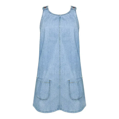 Practical and Light Denim Summer Dress