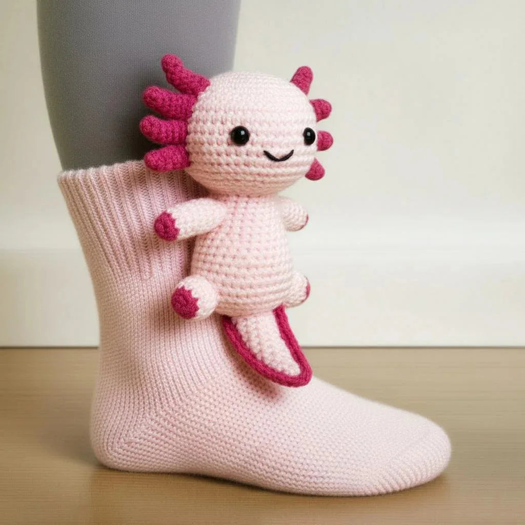 Dazzle | Adorable Pink Dragon Socks
