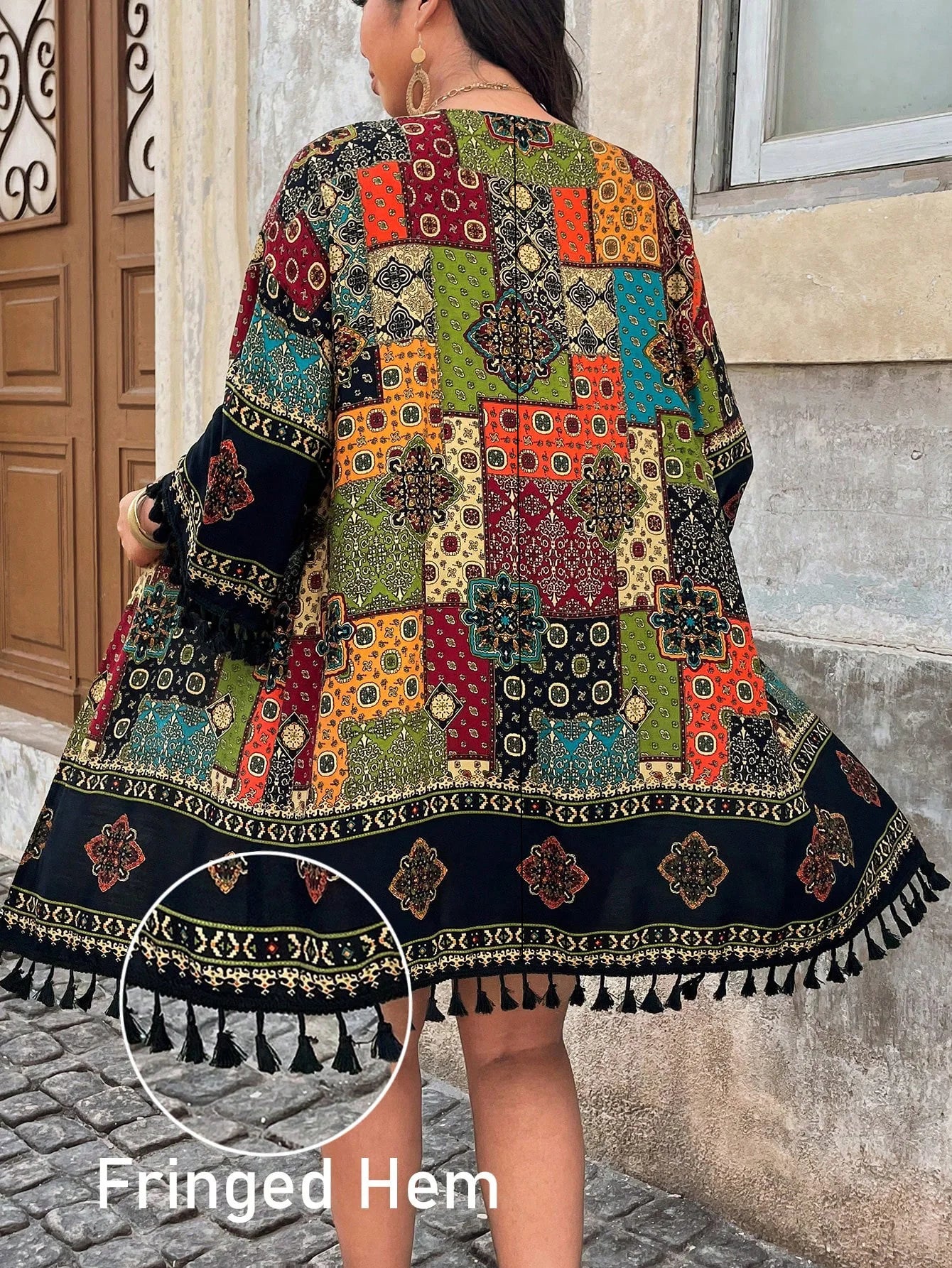 Bohemian Tassel Kimono