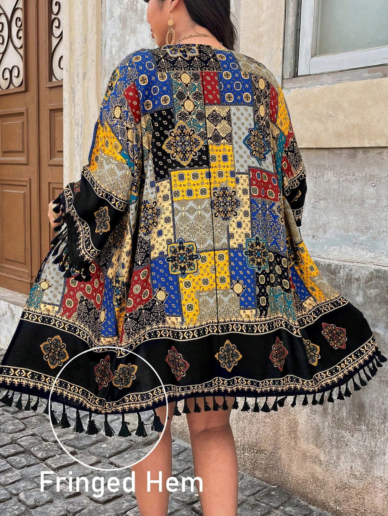 Bohemian Tassel Kimono