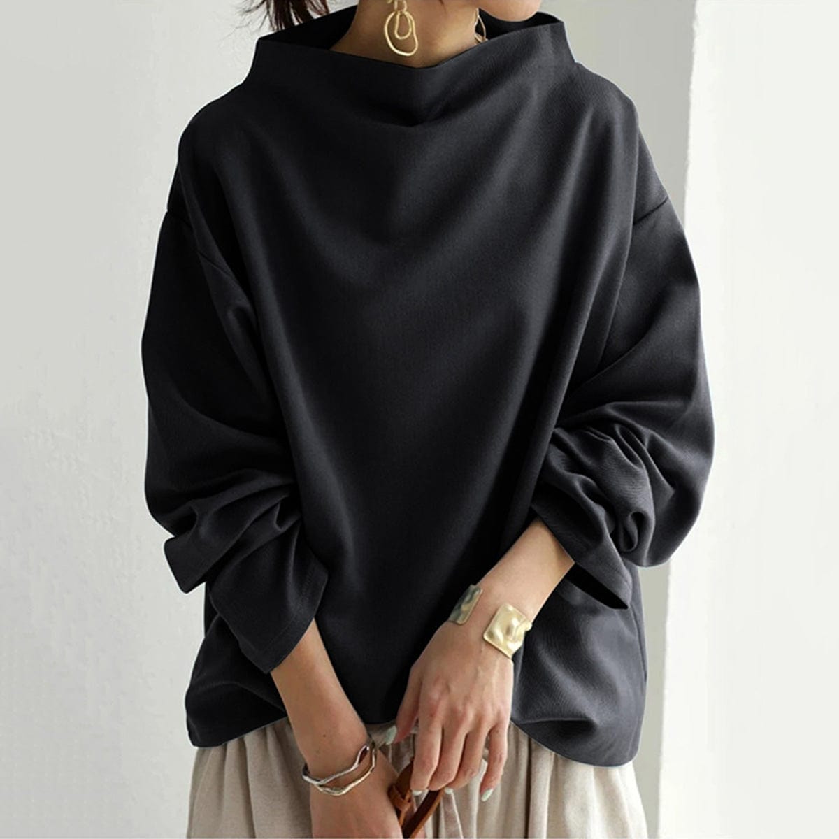 Maisie | Chic High Neck Pullover