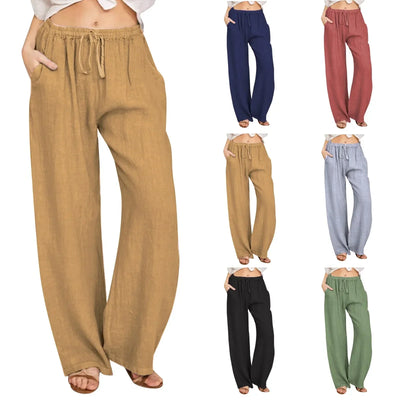 Julia | Comfortable Cotton Linen Pants