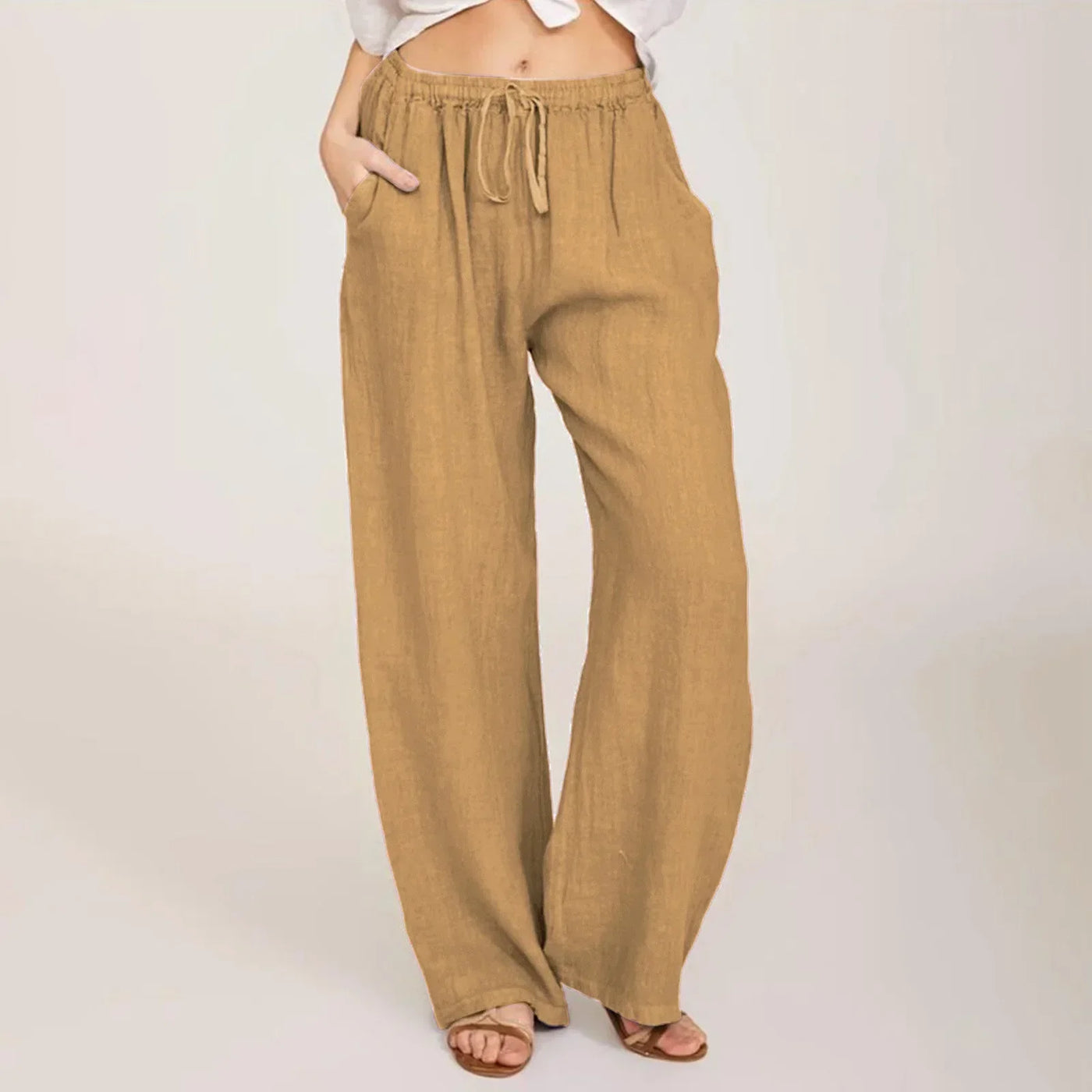 Julia | Comfortable Cotton Linen Pants