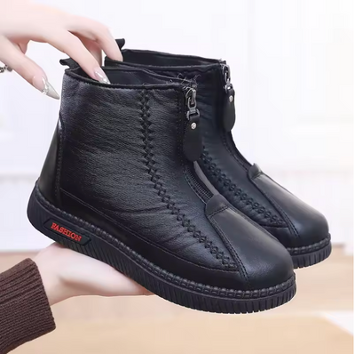 Warm Woolen Lined Snow Boots Soft Bottom Anti-Slip Winter Shoes