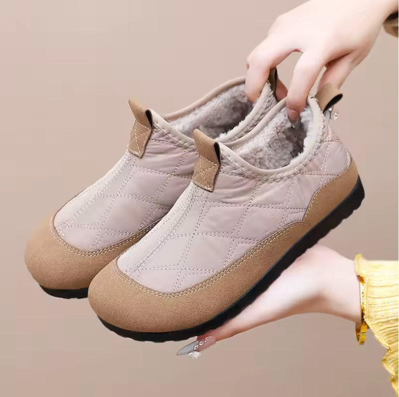 Women's Cotton Snow Boots Thickened Fleece Warm Casual