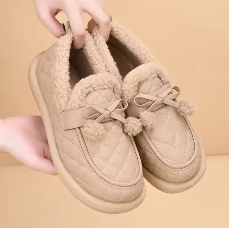 New 2025 Women's Flats Thickened Fleece