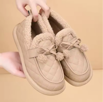 New 2025 Women's Flats Thickened Fleece