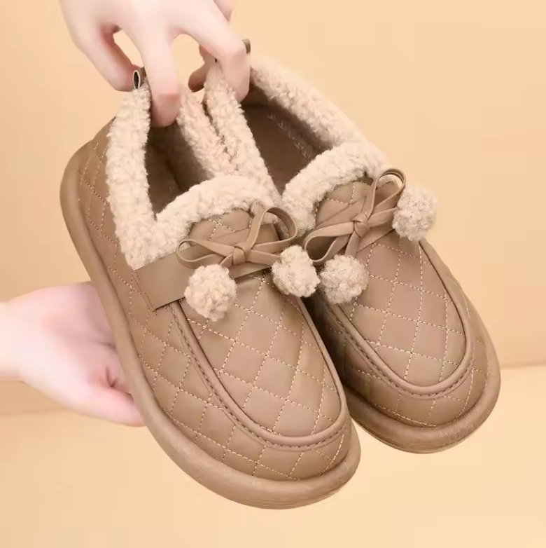 New 2025 Women's Flats Thickened Fleece