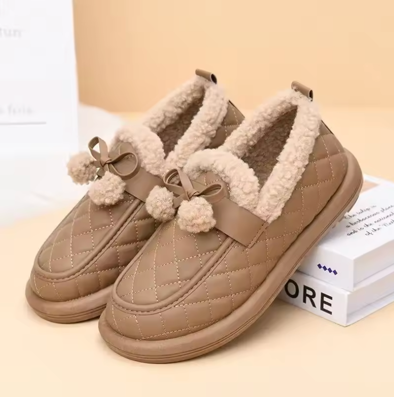 New 2025 Women's Flats Thickened Fleece