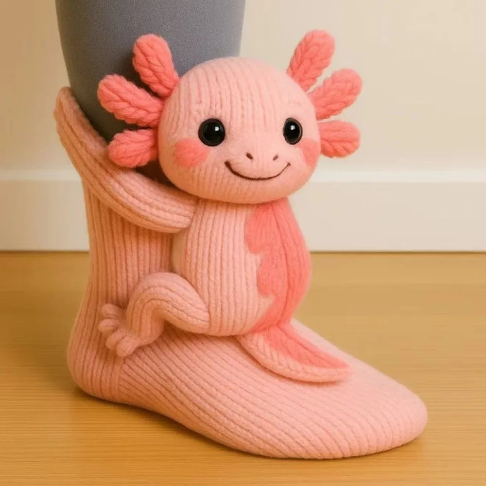 Pixie | Adorable Pink Dragon Socks