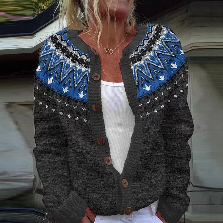 Jade | Vintage Icelandic Wool Cardigan