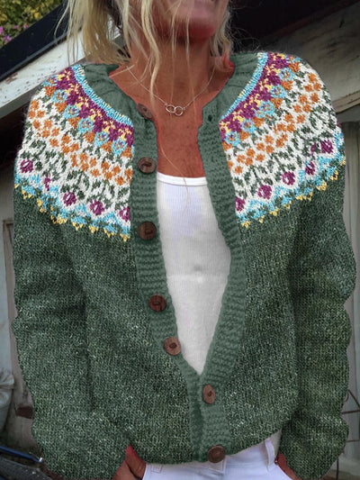 Alice | Vintage Icelandic Wool Cardigan