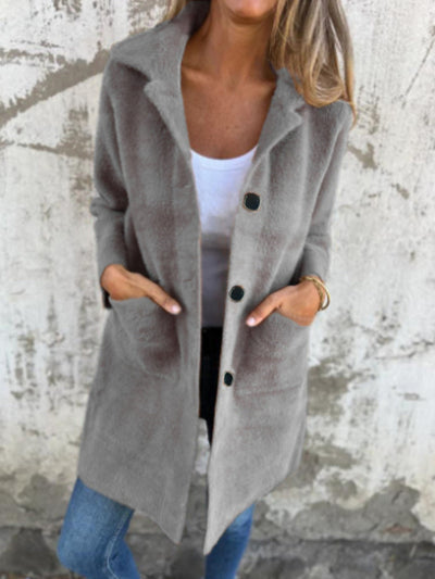 Marce | Casual Coat with Buttons