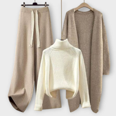 Bobbi | Three-Piece Knitwear Set