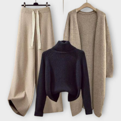 Bobbi | Three-Piece Knitwear Set