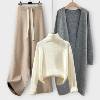 Bobbi | Three-Piece Knitwear Set