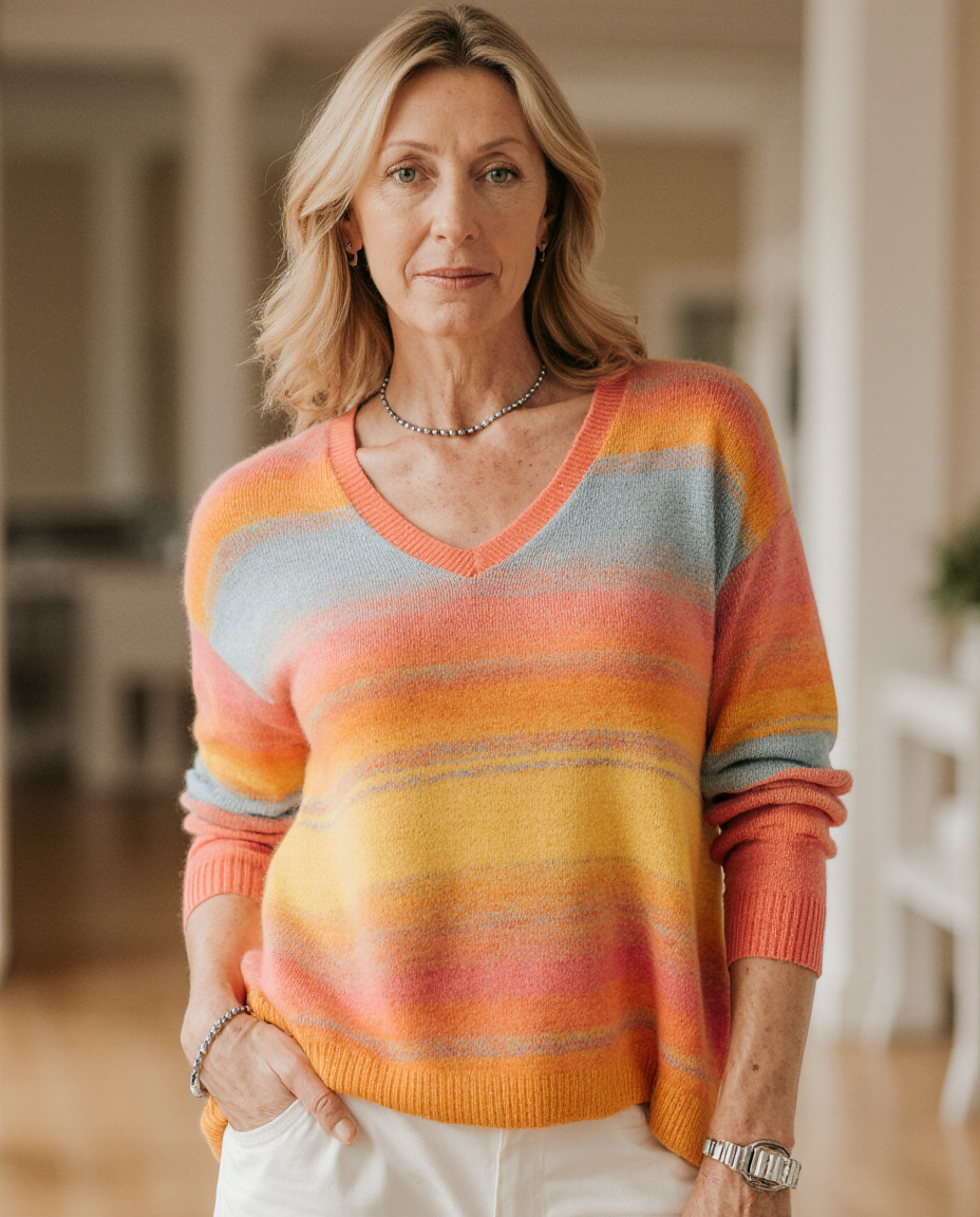 ISABELLE | V-Neck Knit Sweater