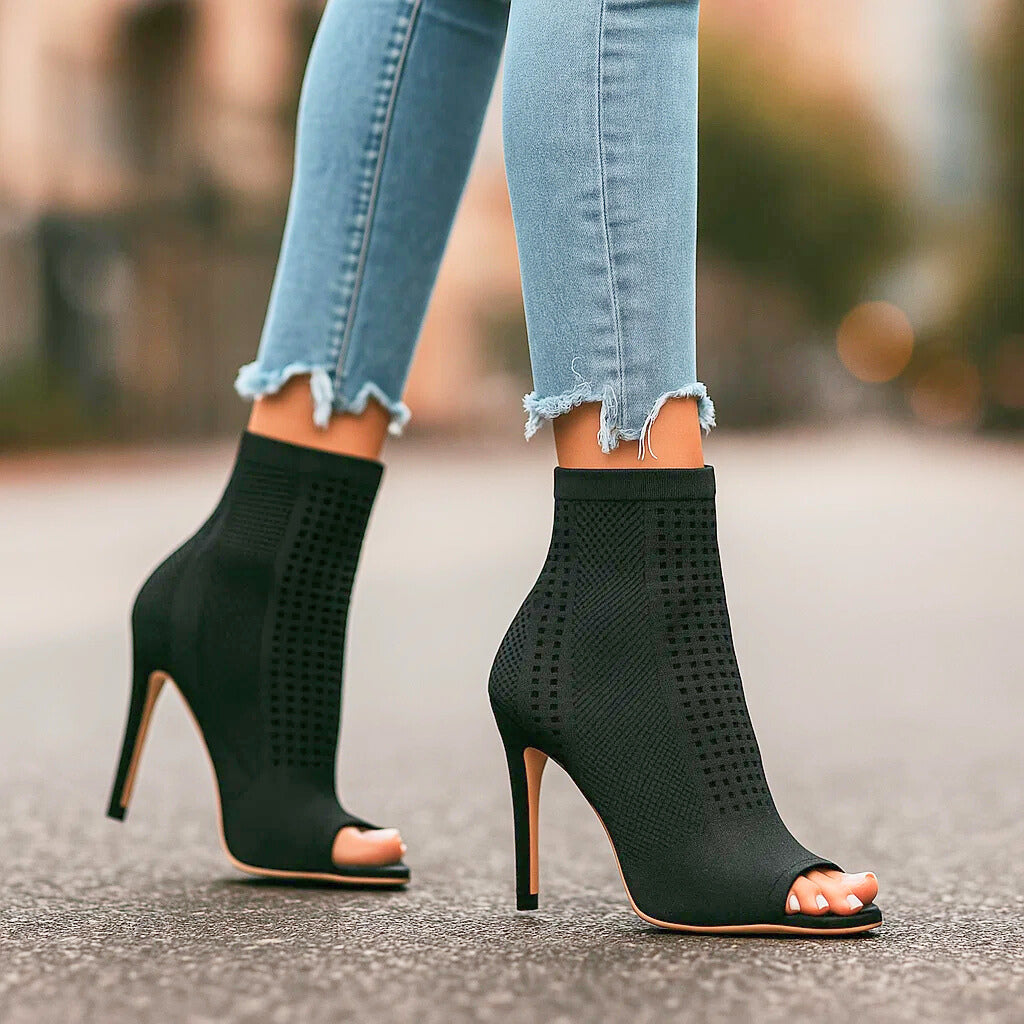 ELISE KNIT HEELS