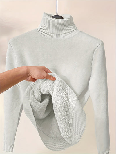 Elise | casual and minimalist turtleneck sweater