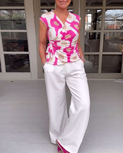 Valencia | Bold Wrap Top