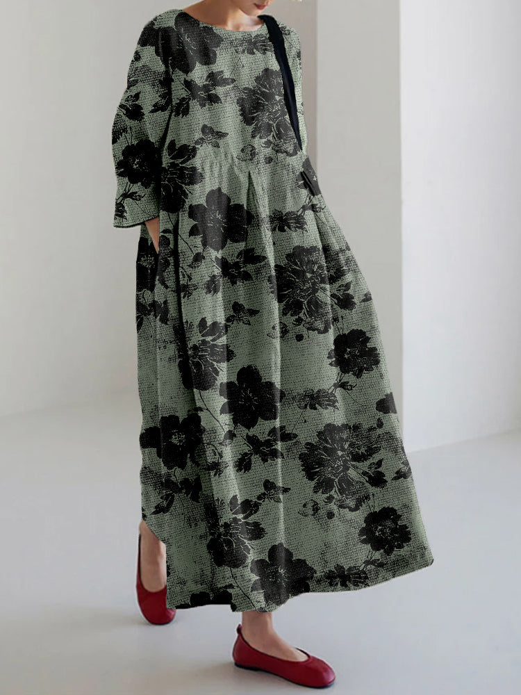 Violet™ | Botanical Print Dress