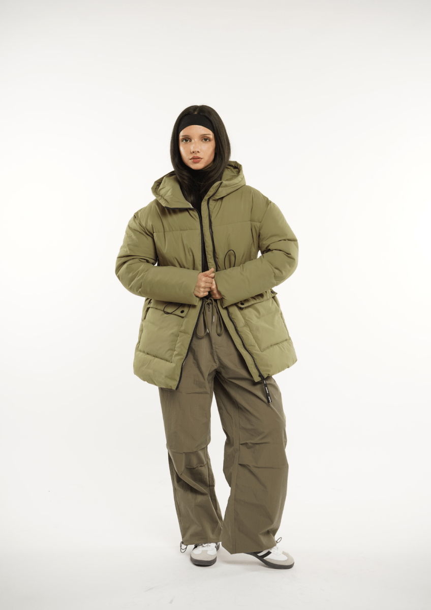 EVA | HOODED PUFFER JACKET SPLASHPROOF