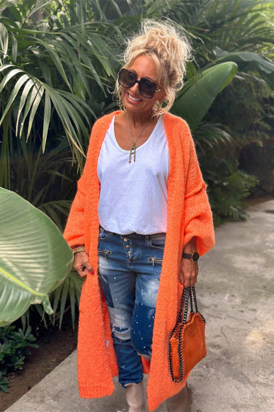 Lisa | Oversized Knitted Long Cardigan