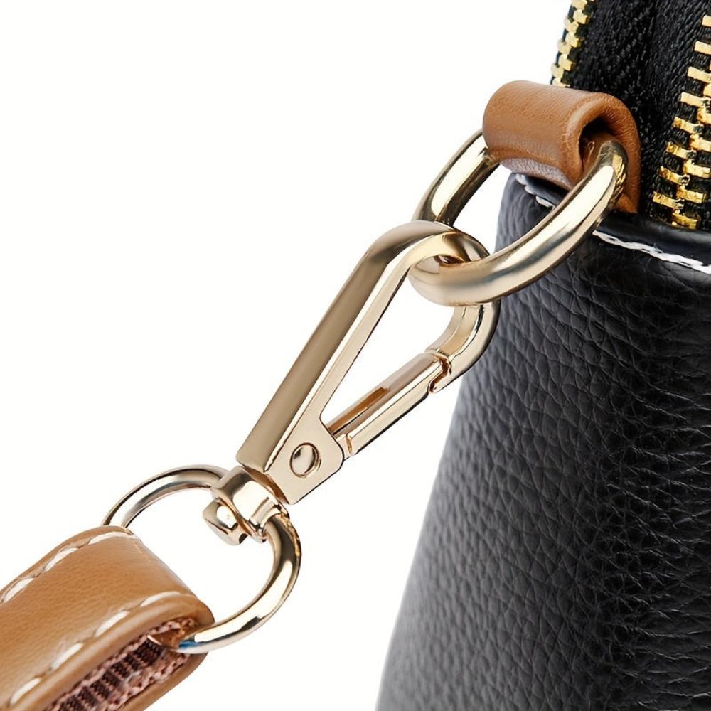 Mila Litchi Embossed | Crossbody Bag