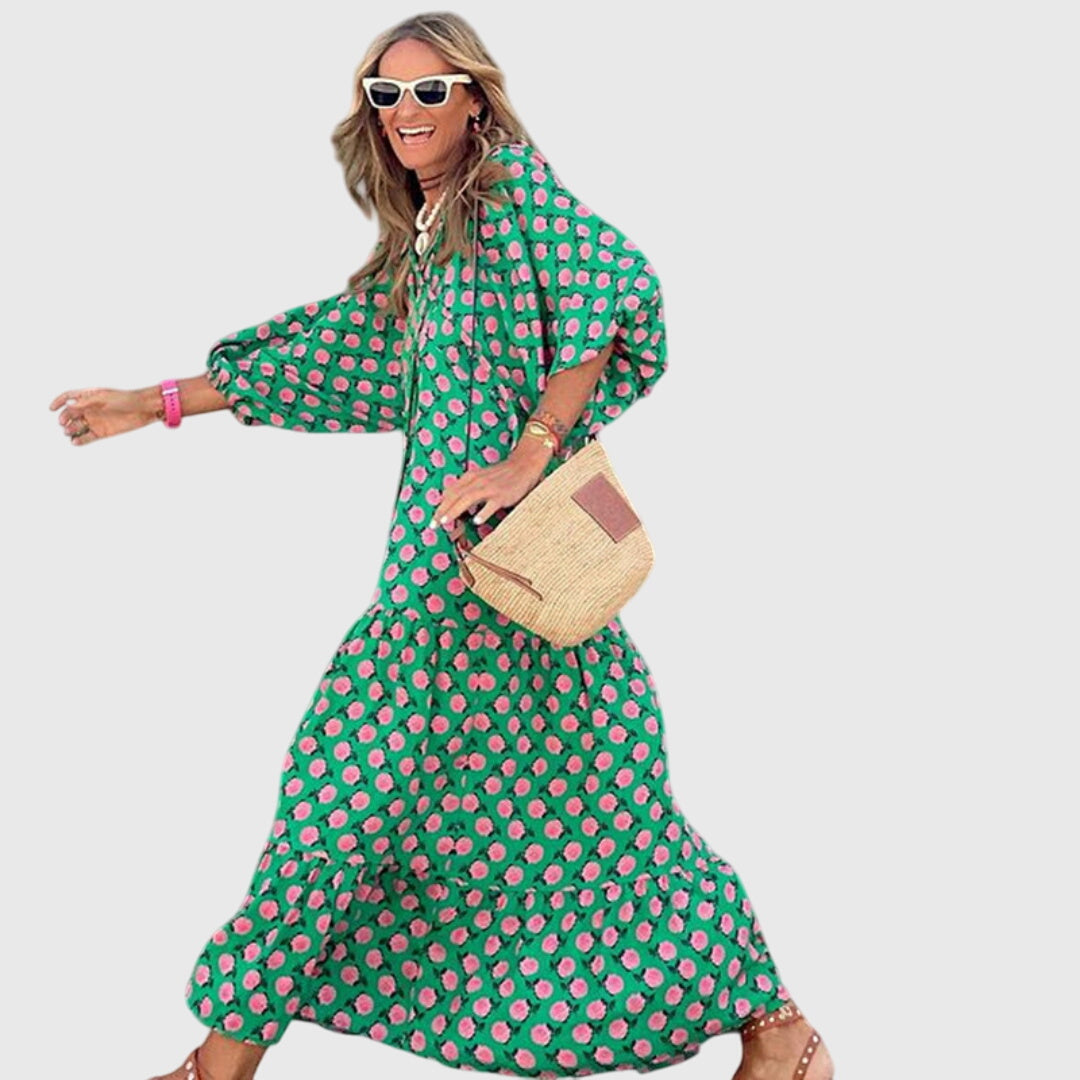 Sarah™ | Boho Maxi Dress