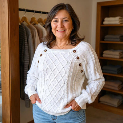 The Elaine Sweater™ | Cozy Cable Knit