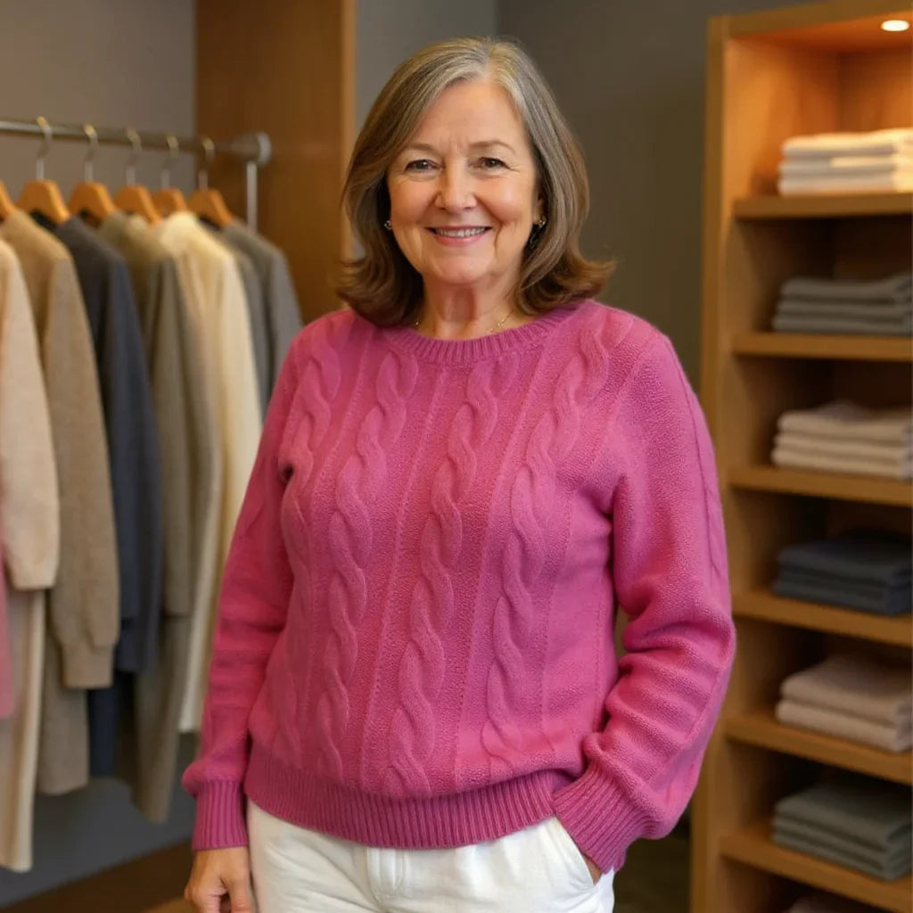 The Rose Sweater™  | Butter Soft Cable