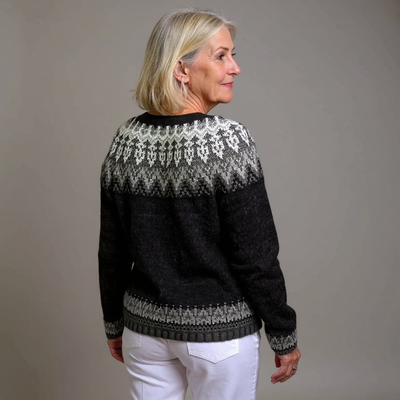 Nevaeh | Vintage Icelandic Wool Cardigan