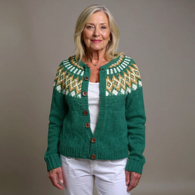 Natalia | Vintage Icelandic Wool Cardigan