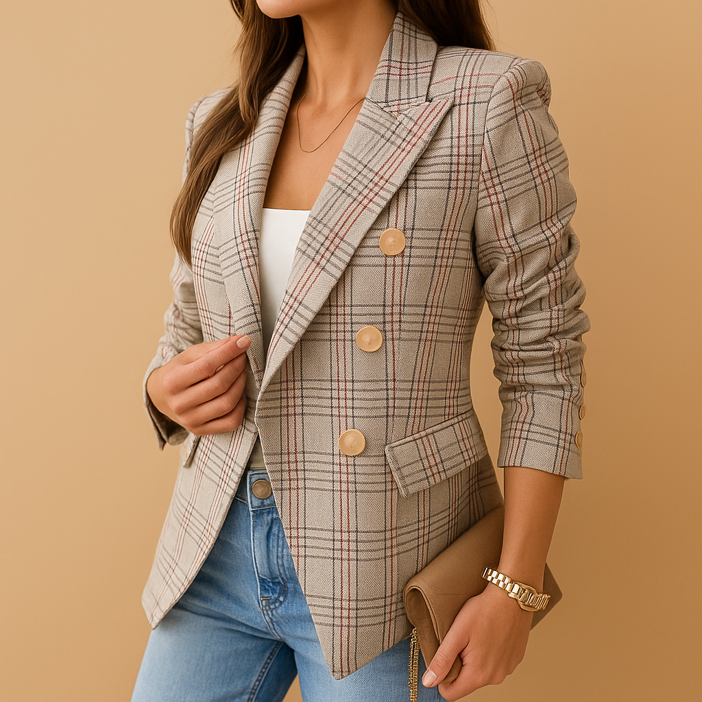 Women's Tailored Blazer with Elegant Accents | Renée