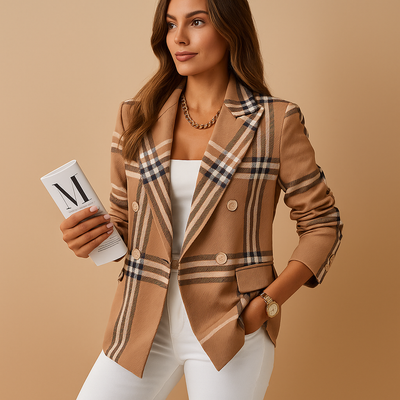 Women's Tailored Blazer with Elegant Accents | Renée