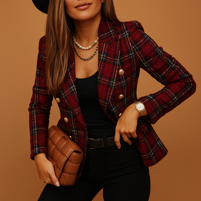 Elegant Women's Tailored Blazer with Flattering Cut | Tessa