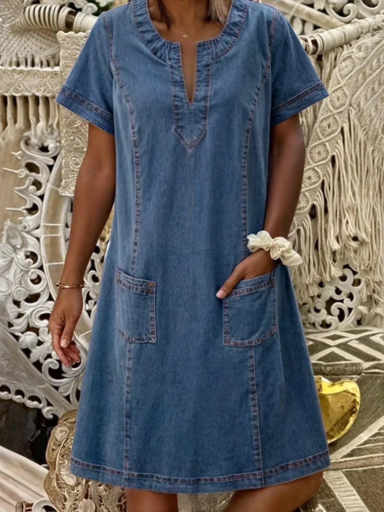 Soft Denim Dress