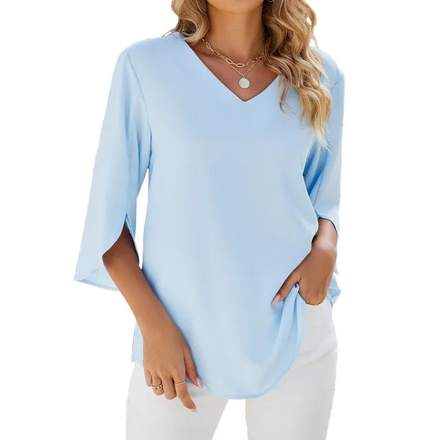 Esmira | V-Neck Blouse