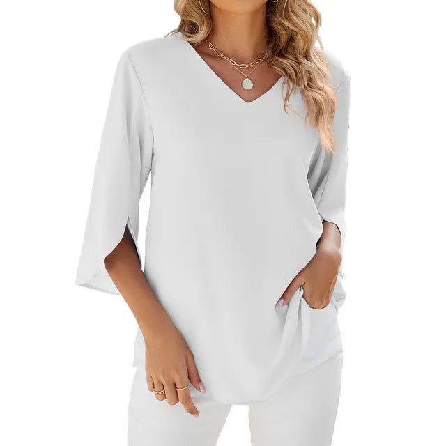 Esmira | V-Neck Blouse