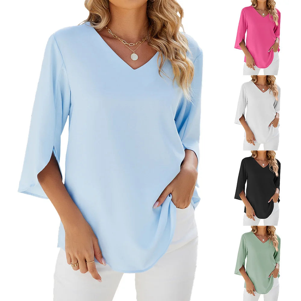 Esmira | V-Neck Blouse