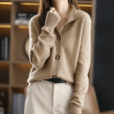 Annie | Knitted Cashmere Cardigan