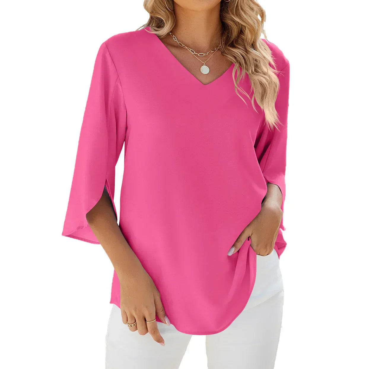 Esmira | V-Neck Blouse