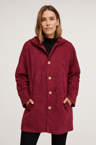 INDIE | CORDUROY HOODED JACKET