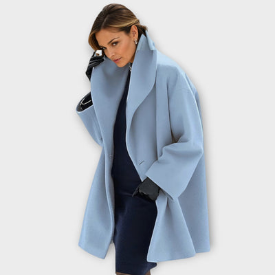 Josiane | Loose-Fitting Coat with Wide Collar for Women