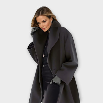 Josiane | Loose-Fitting Coat with Wide Collar for Women