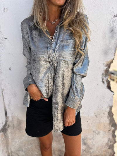 Louella | Chic Shimmer Shirt